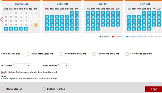 TTD  Online Room Booking 100 Rs 
