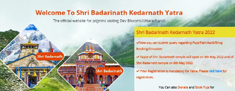 Kedarnath Registration 2022 - Char Dham Yatra Registration, E Pass Download, Fees, Package, Opening Date