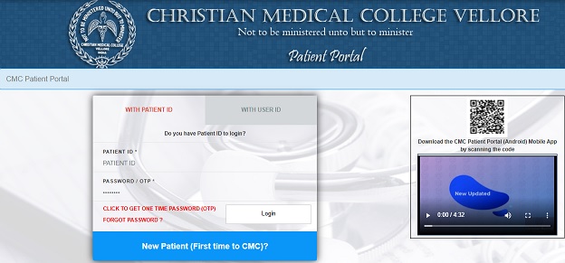 CMC Vellore Online Registration 2022 Appointment Booking, Login, Doctors List, Contact Number at Official Website On This Page.