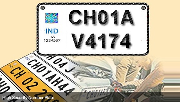 High-Security Number Plate Chandigarh