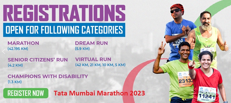 Tata Mumbai Marathon 2023 Registration, Last Date at tatamumbaimarathon.procam.in