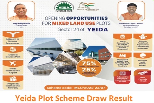 Yeida Plot Scheme 2022 Draw Result, Apply Online at www.yamunaexpresswayauthority.com