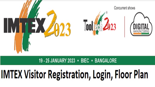 IMTEX 2023 Visitor Registration, Login, Floor Plan, List at www.imtex.in